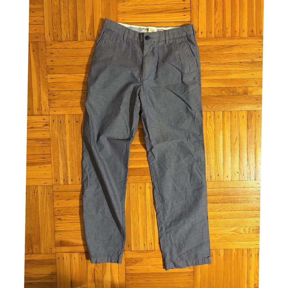 Dockers Classic Blue-Grey Straight Leg 100% Cotton Khakis / Chinos | Mens 30W